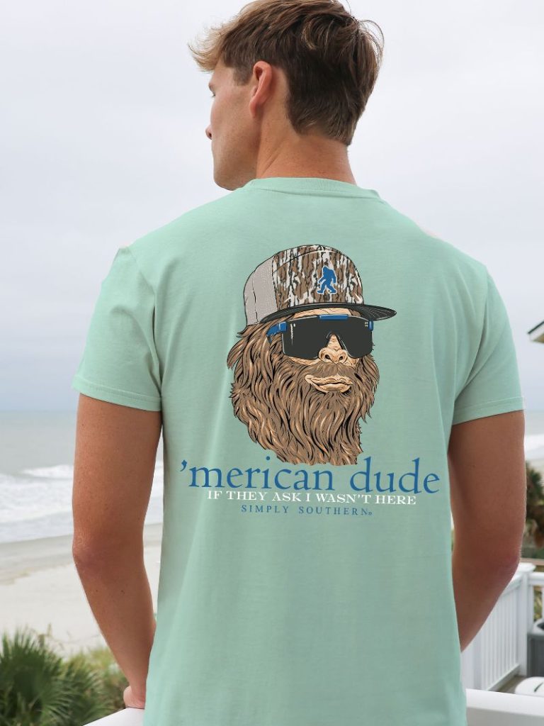 Simply Southern Merican Dude Sasquatch Unisex T-Shirt