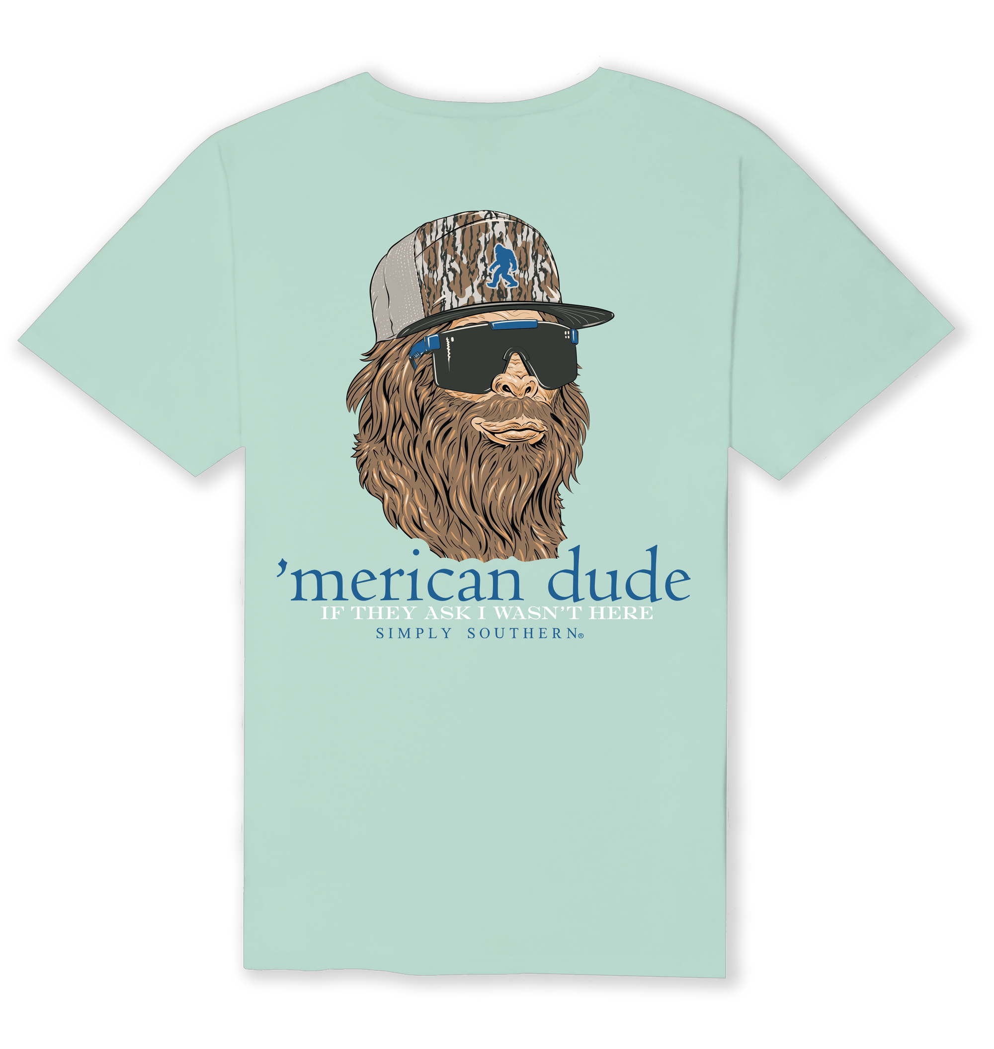 Simply Southern Merican Dude Sasquatch Unisex T-Shirt