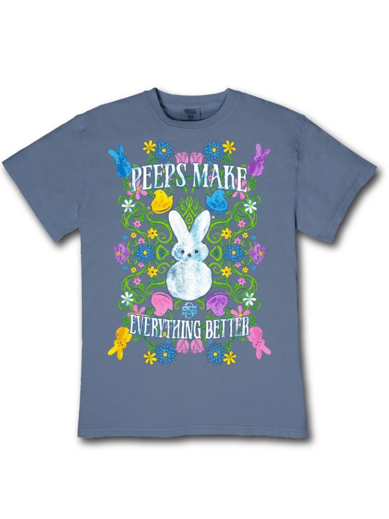 Simply Southern Peeps Vintage Easter Mineral Washed T-Shirt - SimplyCuteTees