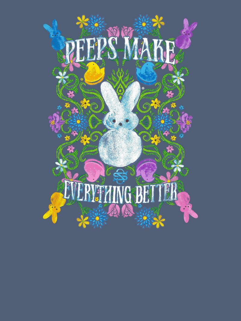 Simply Southern Peeps Vintage Easter Mineral Washed T-Shirt - SimplyCuteTees