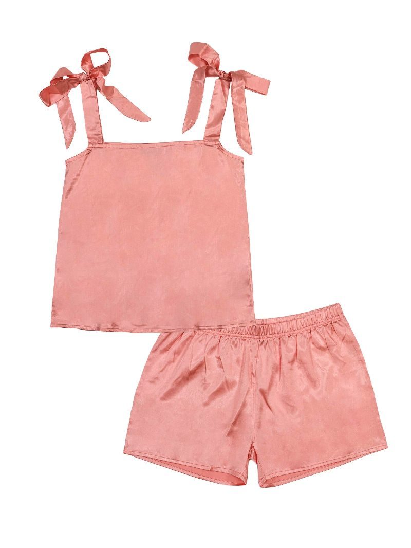 Simply Southern Soft Bow Top &amp; Shorts Pj Set
