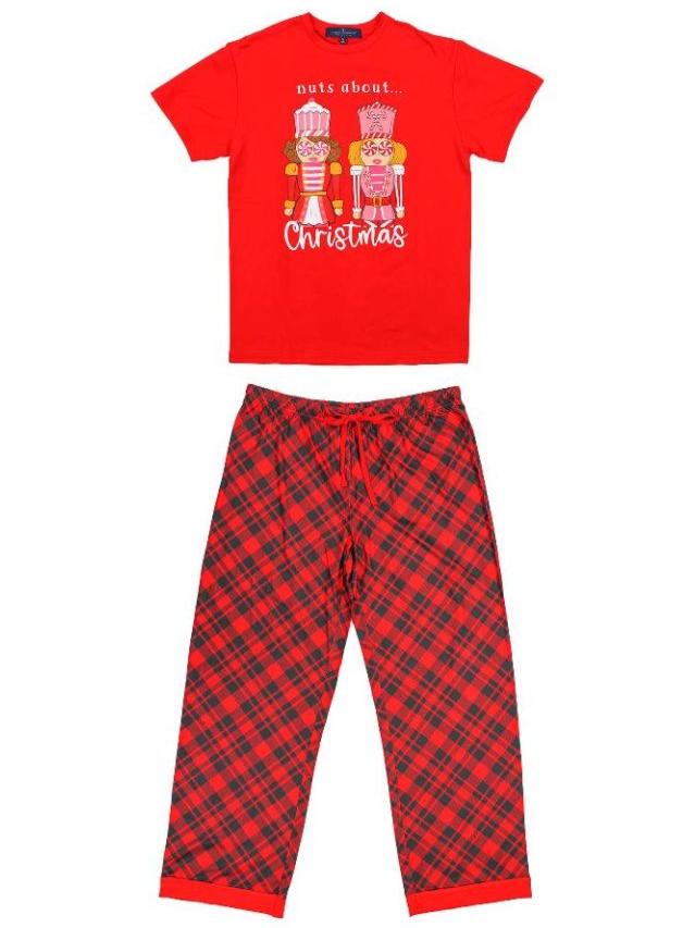 Simply Southern Nuts Holiday PJ Pants &amp; T-Shirt Set