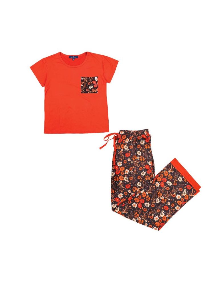 Simply Southern Preppy Patterns PJ Pants &amp; T-Shirt Set