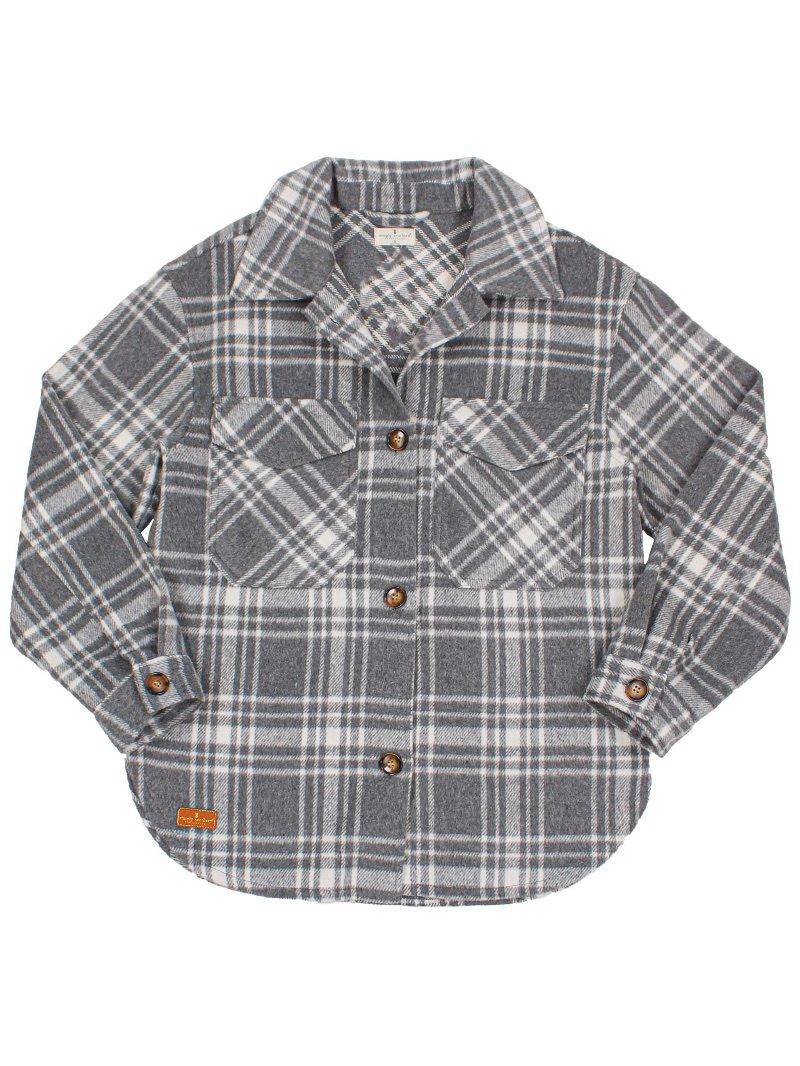 Simply Southern Preppy Plaid Light Jacket Shacket