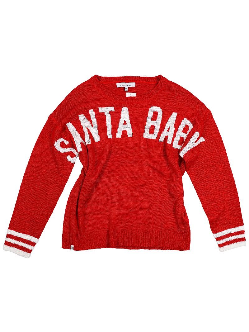 Simply Southern Santa Baby Everyday Long Sleeve Sweater