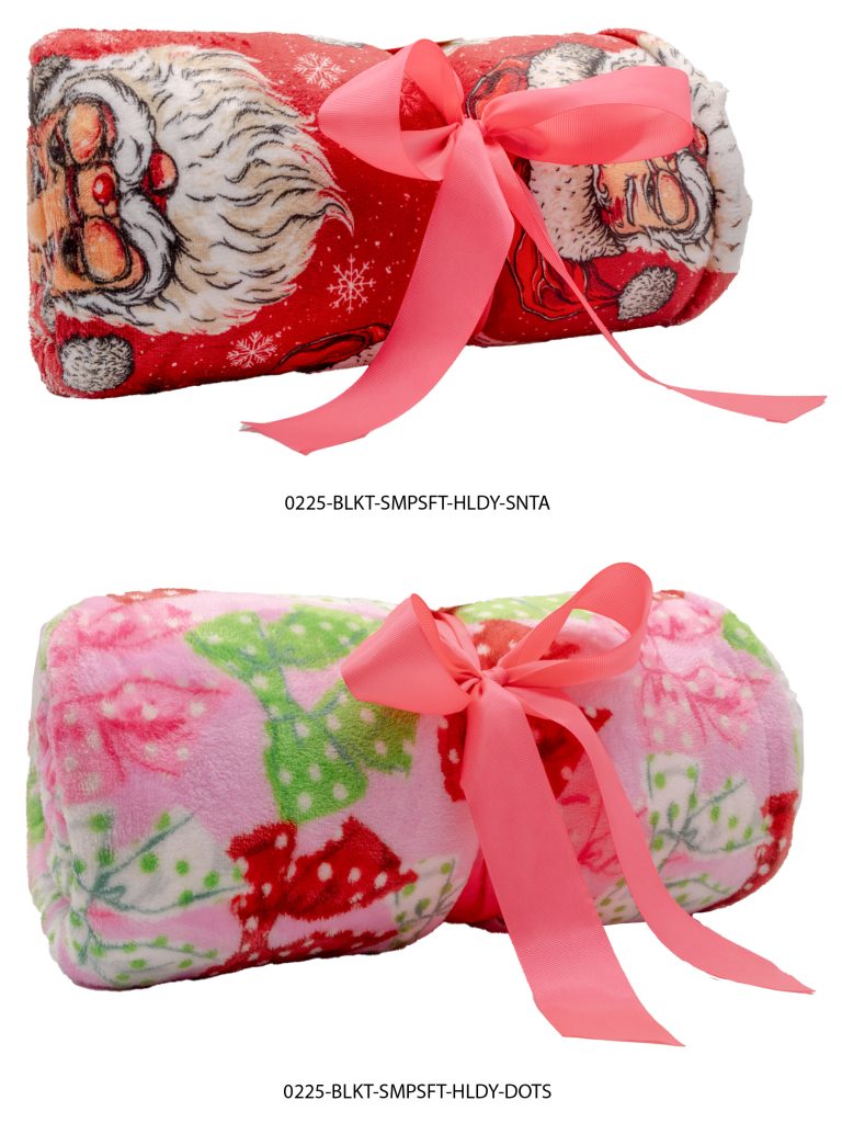 Simply Southern 0225 Holiday Ultra Soft Sherpa Blanket