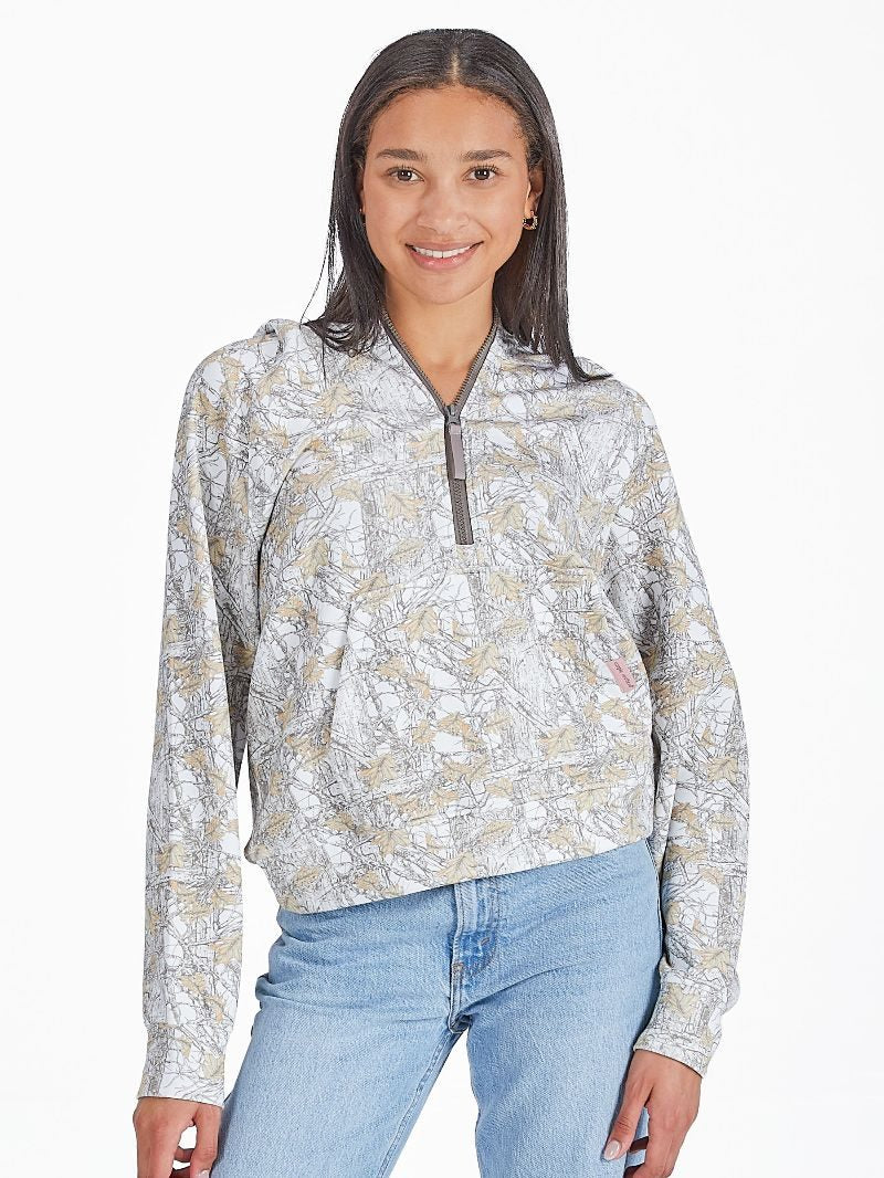 Simply Southern Camo Pattern Alara Long Sleeve Hoodie