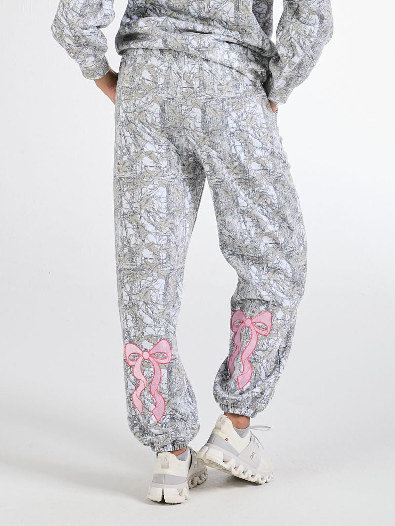 Simply Southern Camo Bow Pattern Alice Lounge Pants