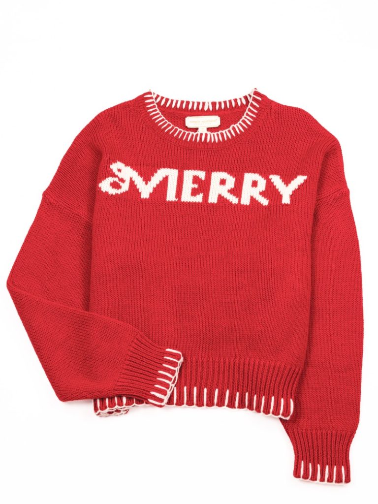 Simply Southern Merry Holiday Long Sleeve Imee Sweater