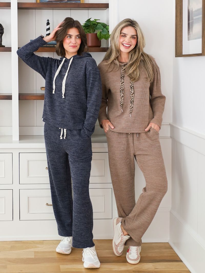 Simply Southern 0226 Corded Long Sleeve Hoodie