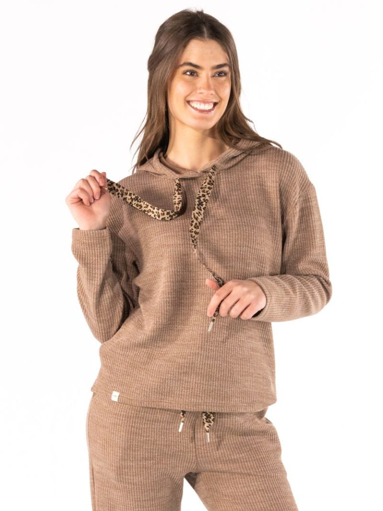 Simply Southern 0226 Corded Long Sleeve Hoodie