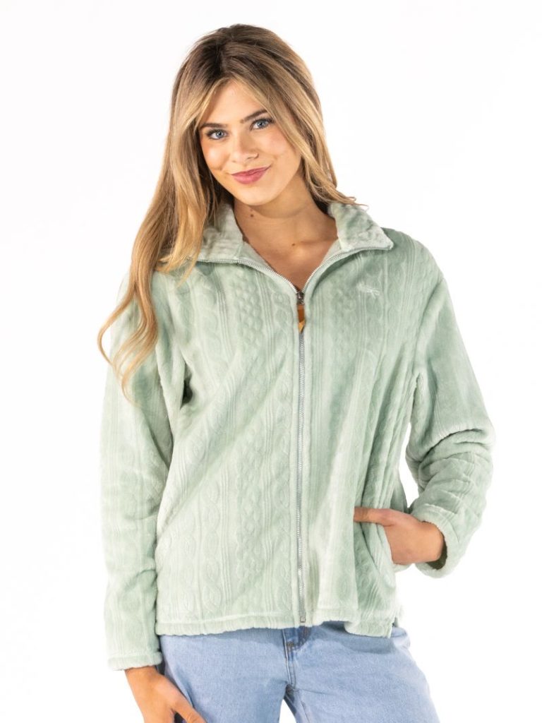Simply Southern 0226 Elsie Plush Long Sleeve Full Zip Jacket