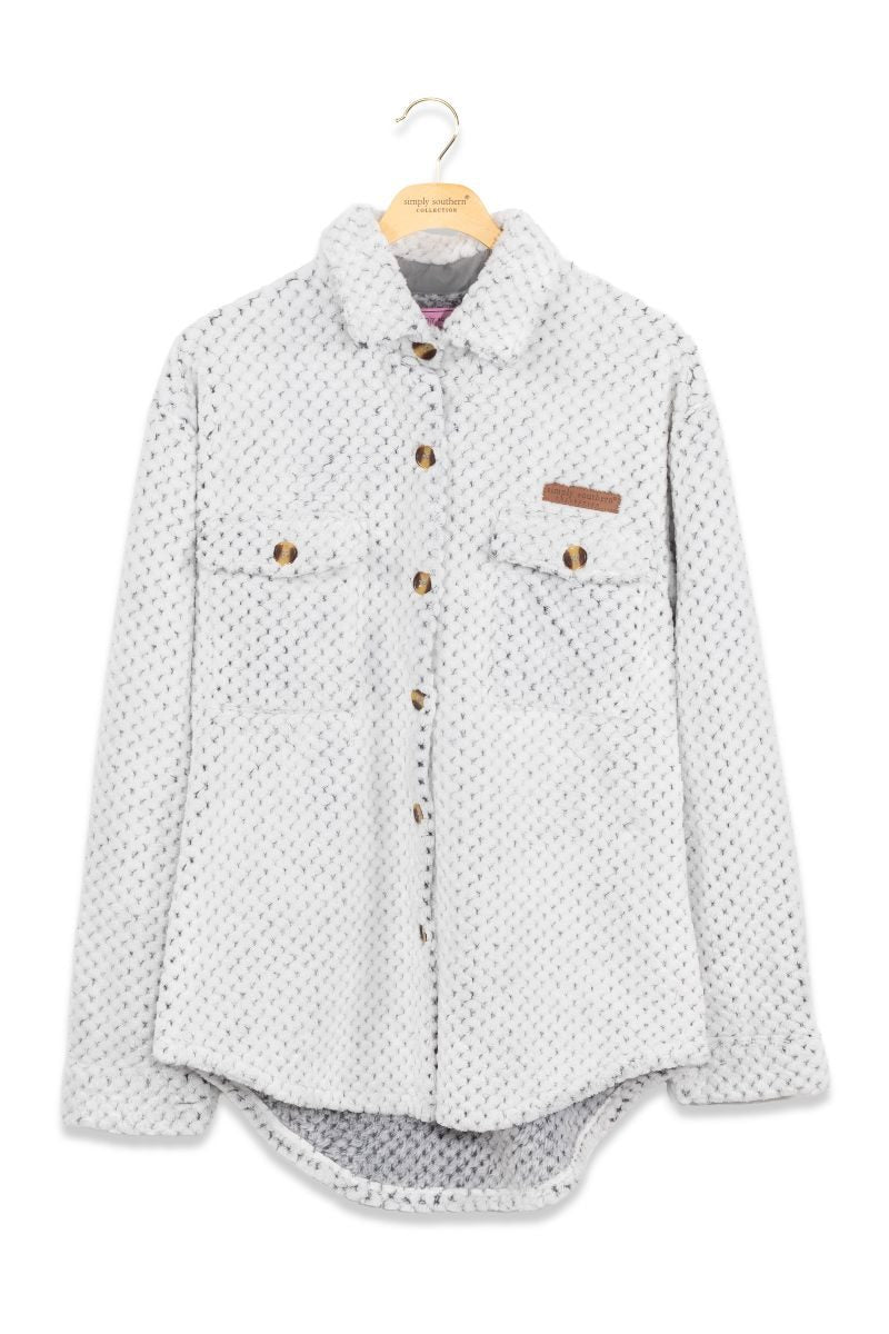 Simply Southern 0226 Simply Soft Sherpa Shacket Jacket