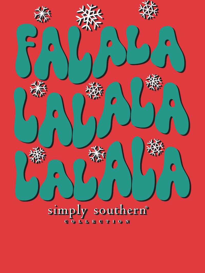 Simply Southern FALALA Holiday Long Sleeve Crew Sweatshirt