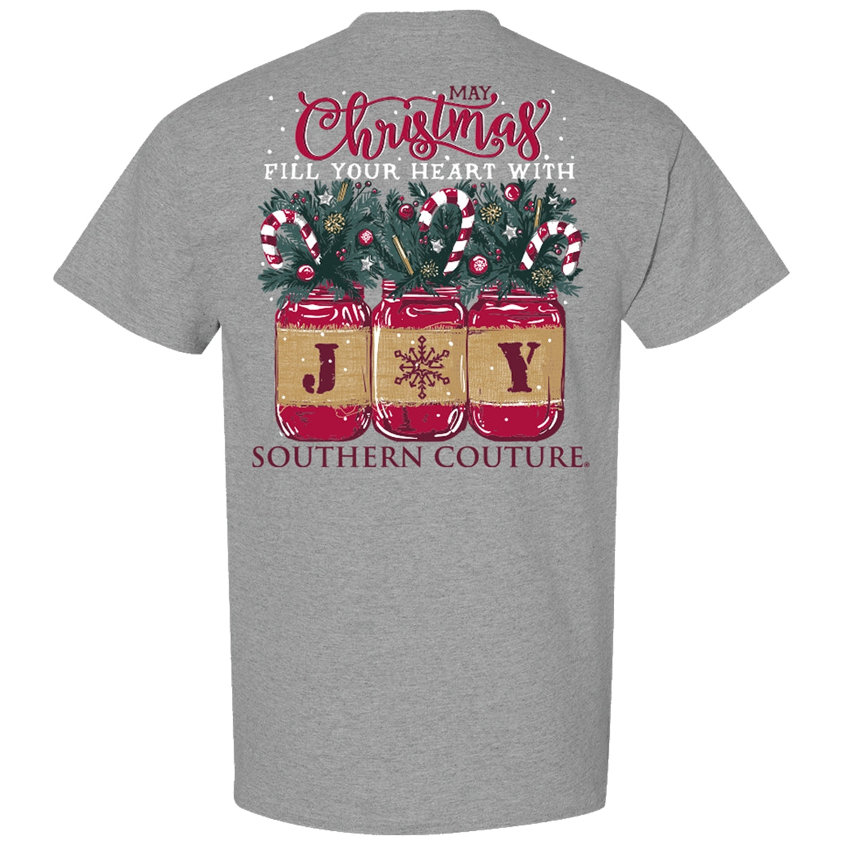 Southern Couture Classic Christmas Fill Your Heart T-Shirt