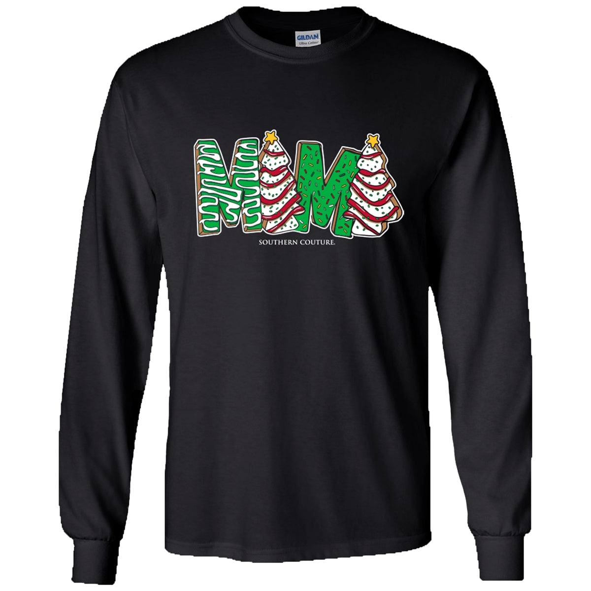 Southern Couture Christmas Mama Soft Long Sleeve T-Shirt