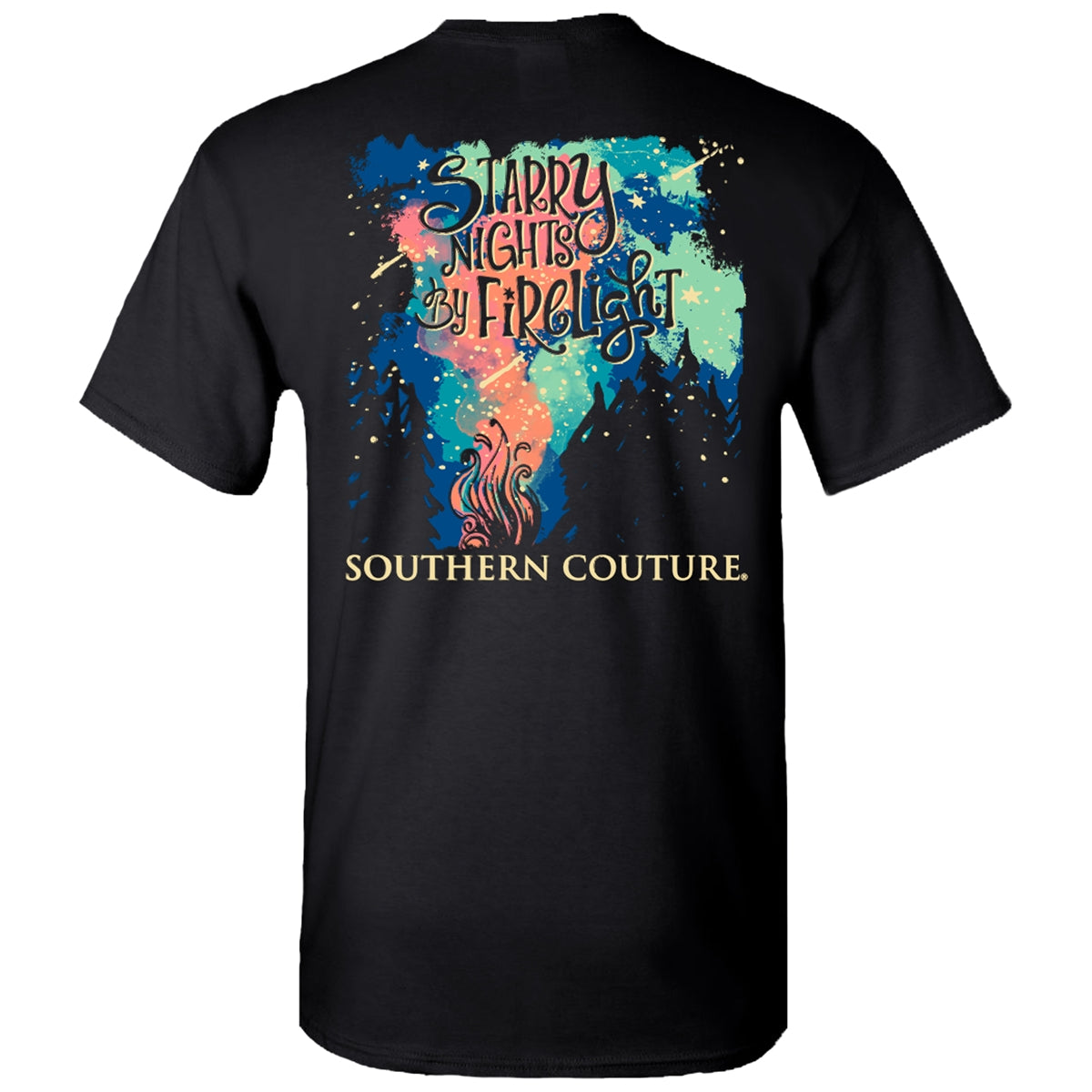 Southern Couture Classic Starry Nights by Firelight T-Shirt