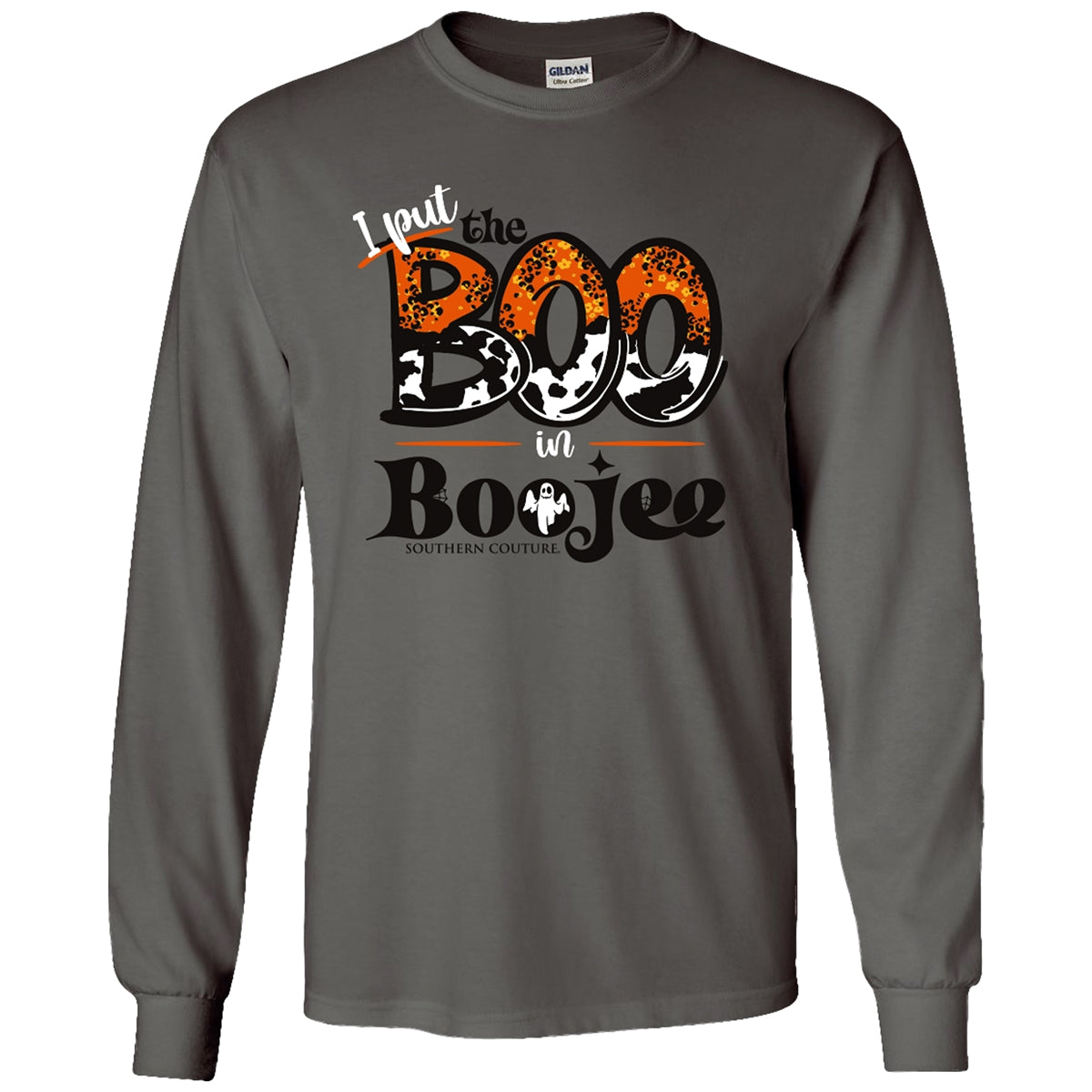 Southern Couture Boo in Boujee Fall Soft Long Sleeve T-Shirt