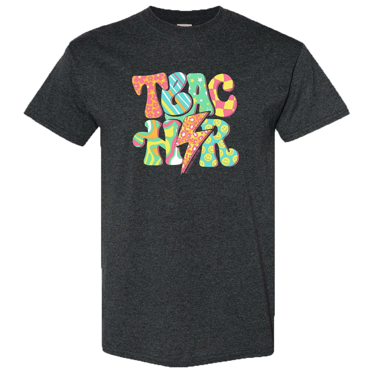 Southern Couture Retro Teacher Soft T-Shirt