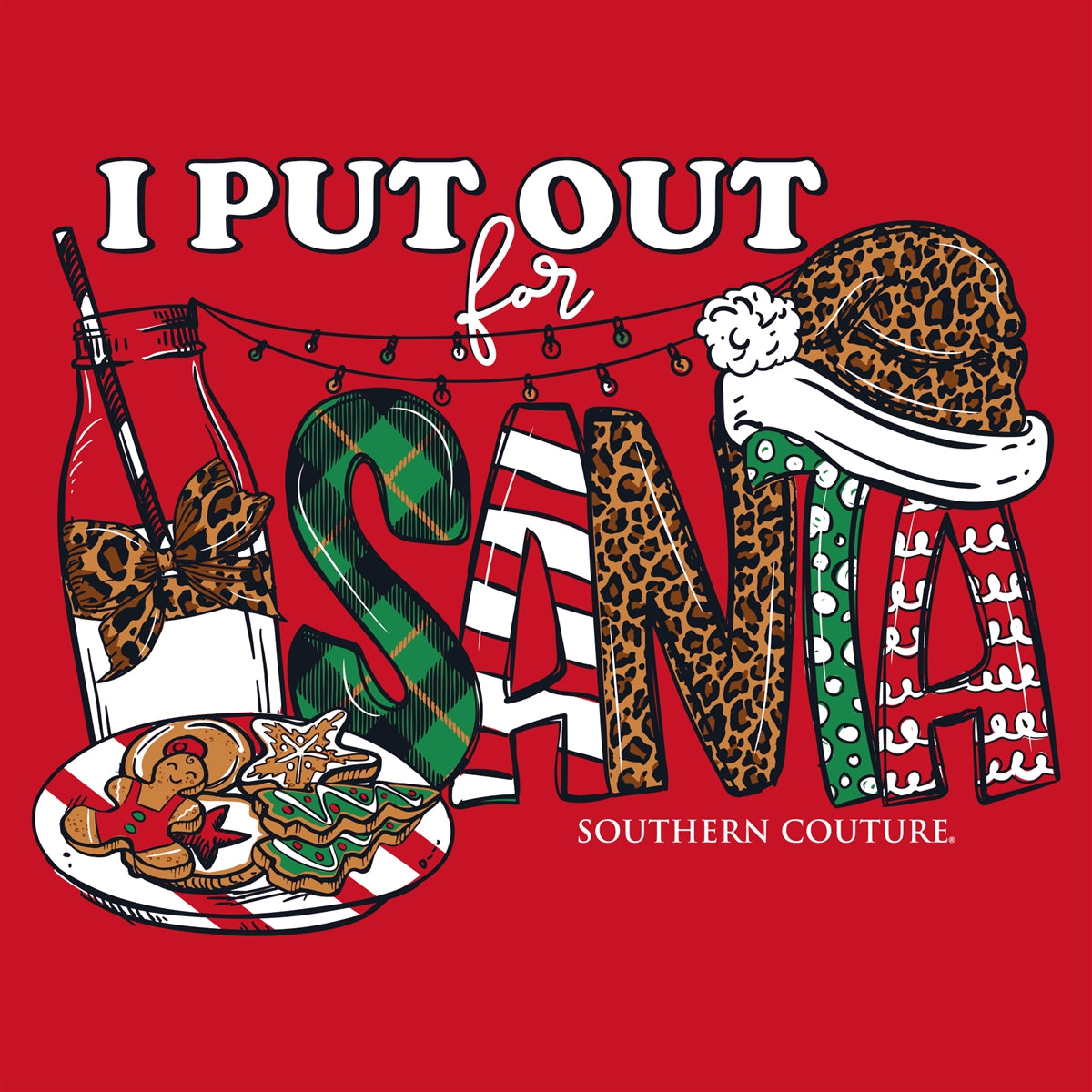 Southern Couture I Put Out For Santa Soft Long Sleeve T-Shirt