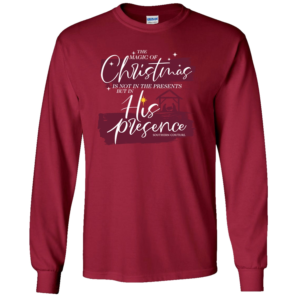 Southern Couture Magic of Christmas Soft Long Sleeve T-Shirt