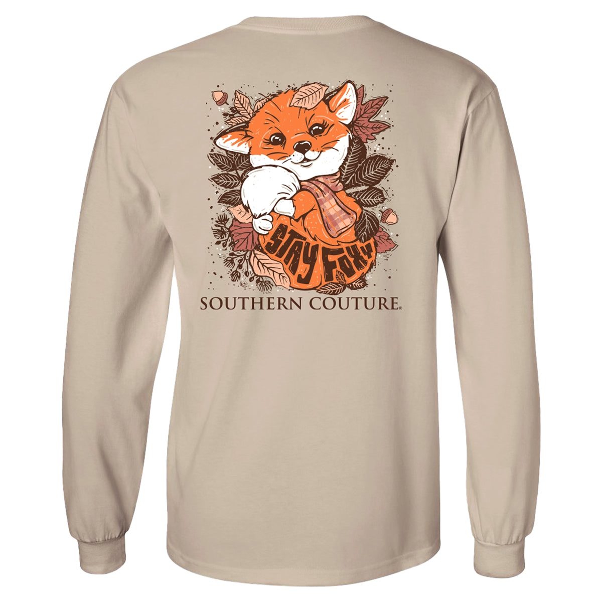 Southern Couture Classic Stay Foxy Long Sleeve T-Shirt