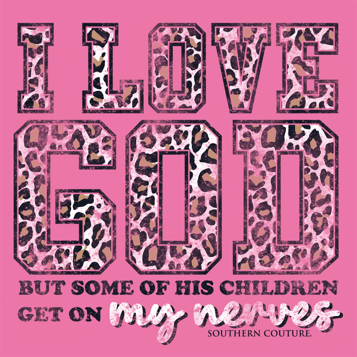 SALE Southern Couture I Love God Soft T-Shirt