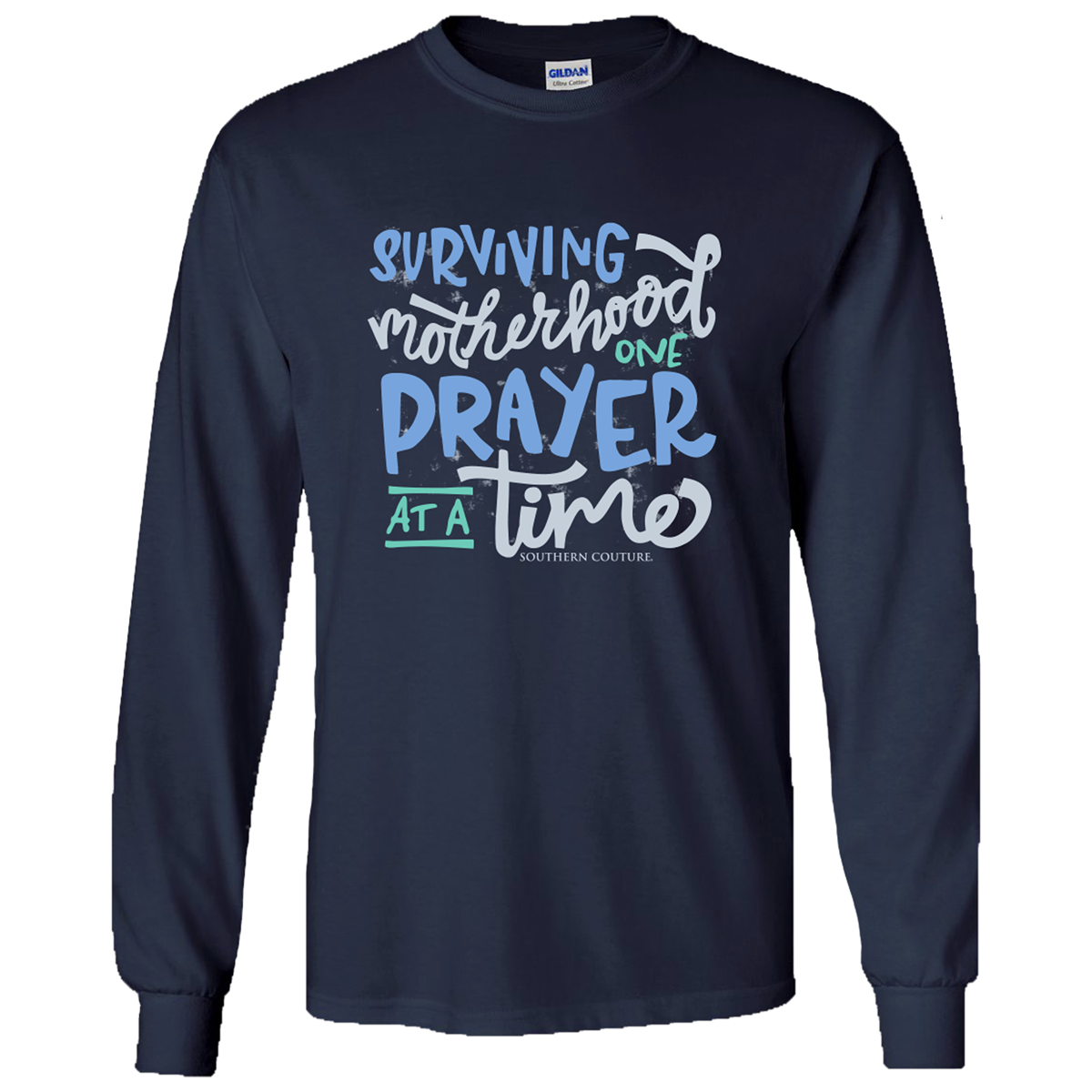 Southern Couture Surviving Motherhood Soft Long Sleeve T-Shirt