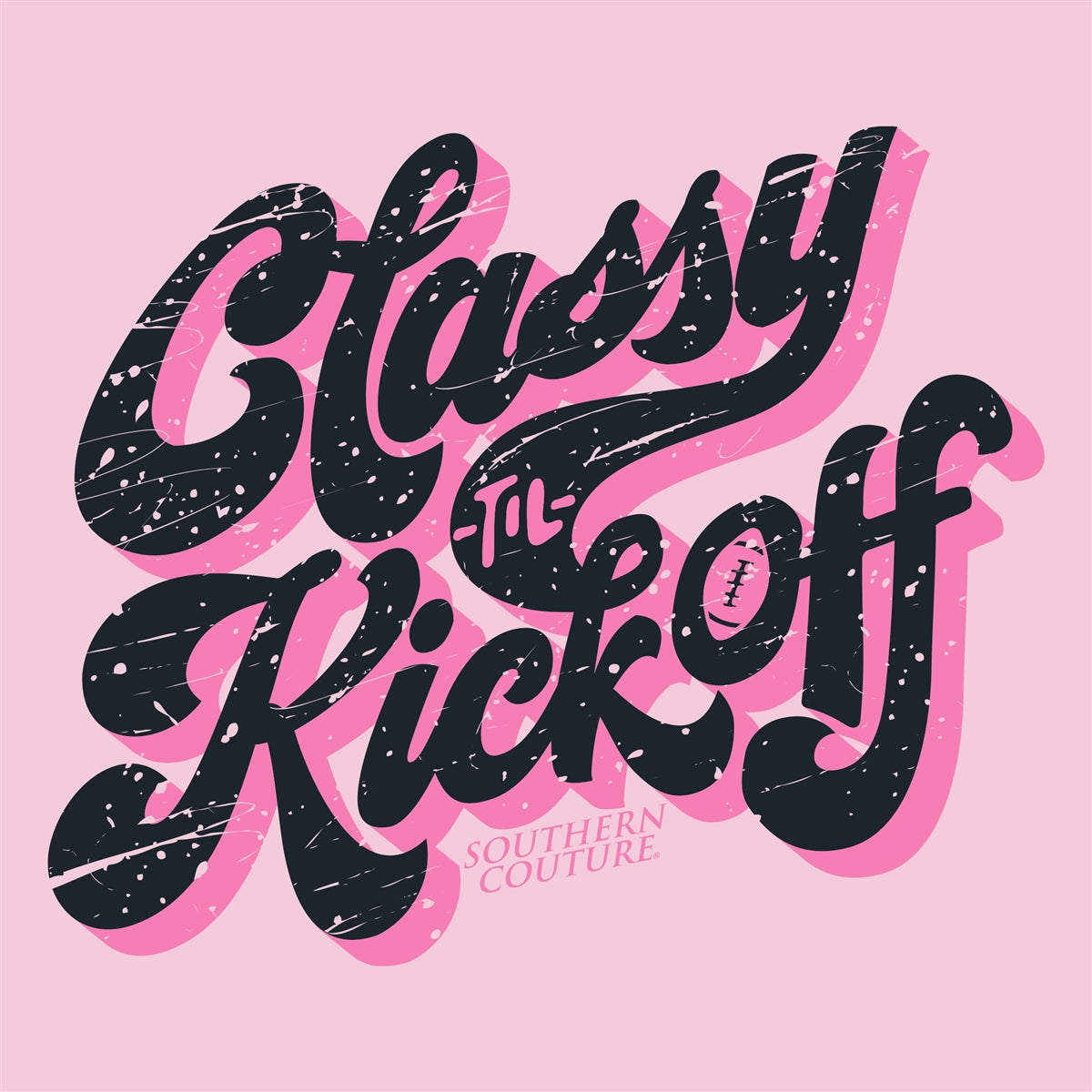 Southern Couture Classy Til Kickoff Soft T-Shirt