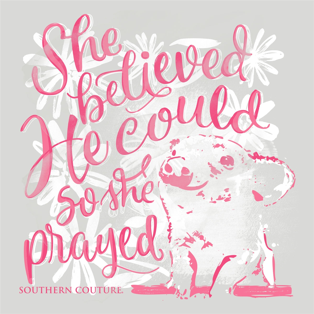 Southern Couture Soft She Believed He Could T-Shirt
