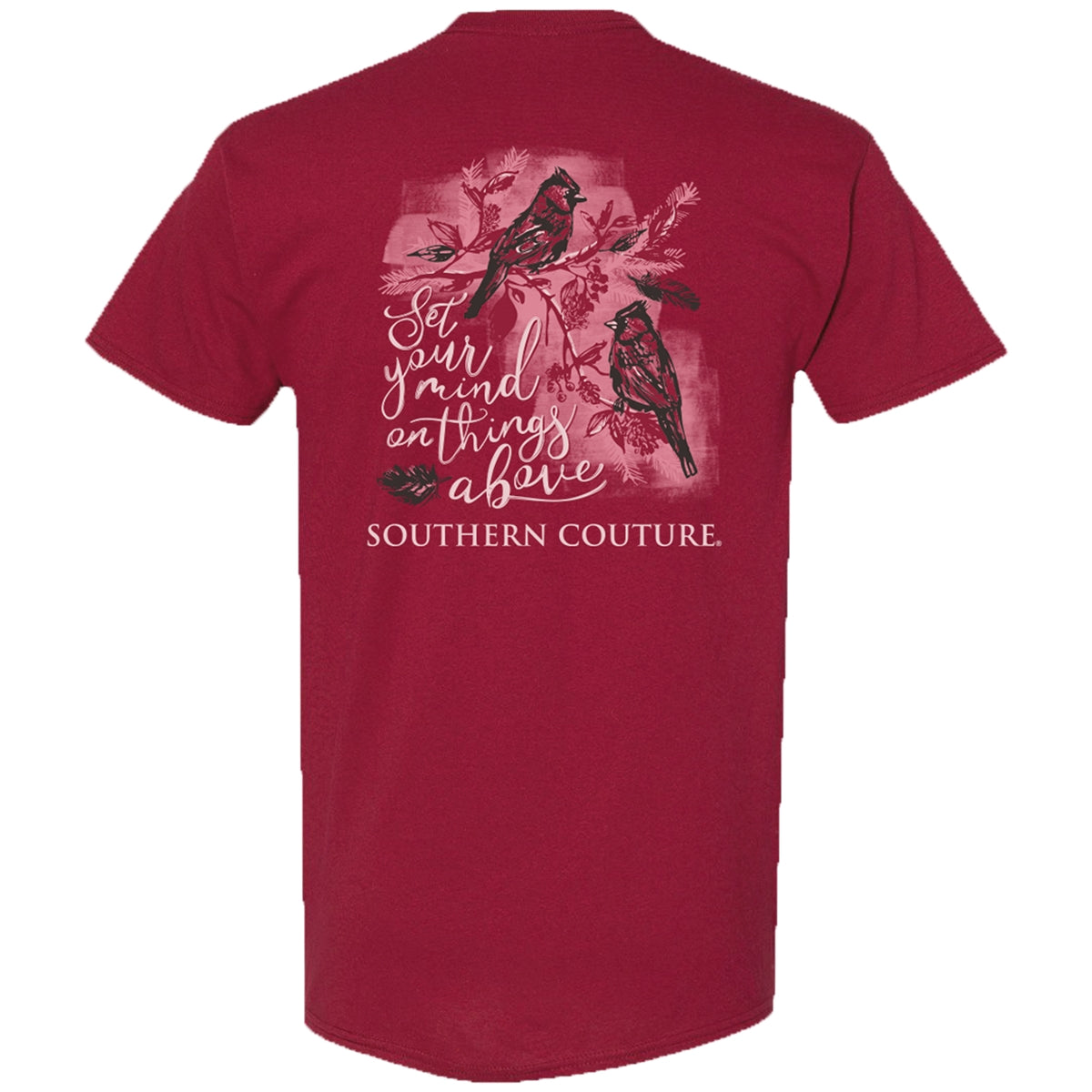 Southern Couture Classic Things Above Cardinal T-Shirt