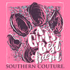 Southern Couture Classic A Girl&#39;s Best Friend Paw T-Shirt