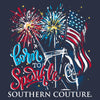 Southern Couture Classic Born To Sparkle USA T-Shirt