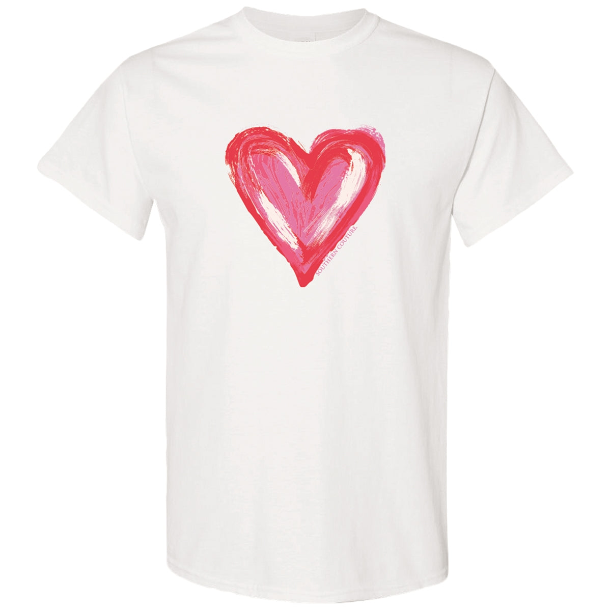 Southern Couture Soft Valentine Heart T-Shirt