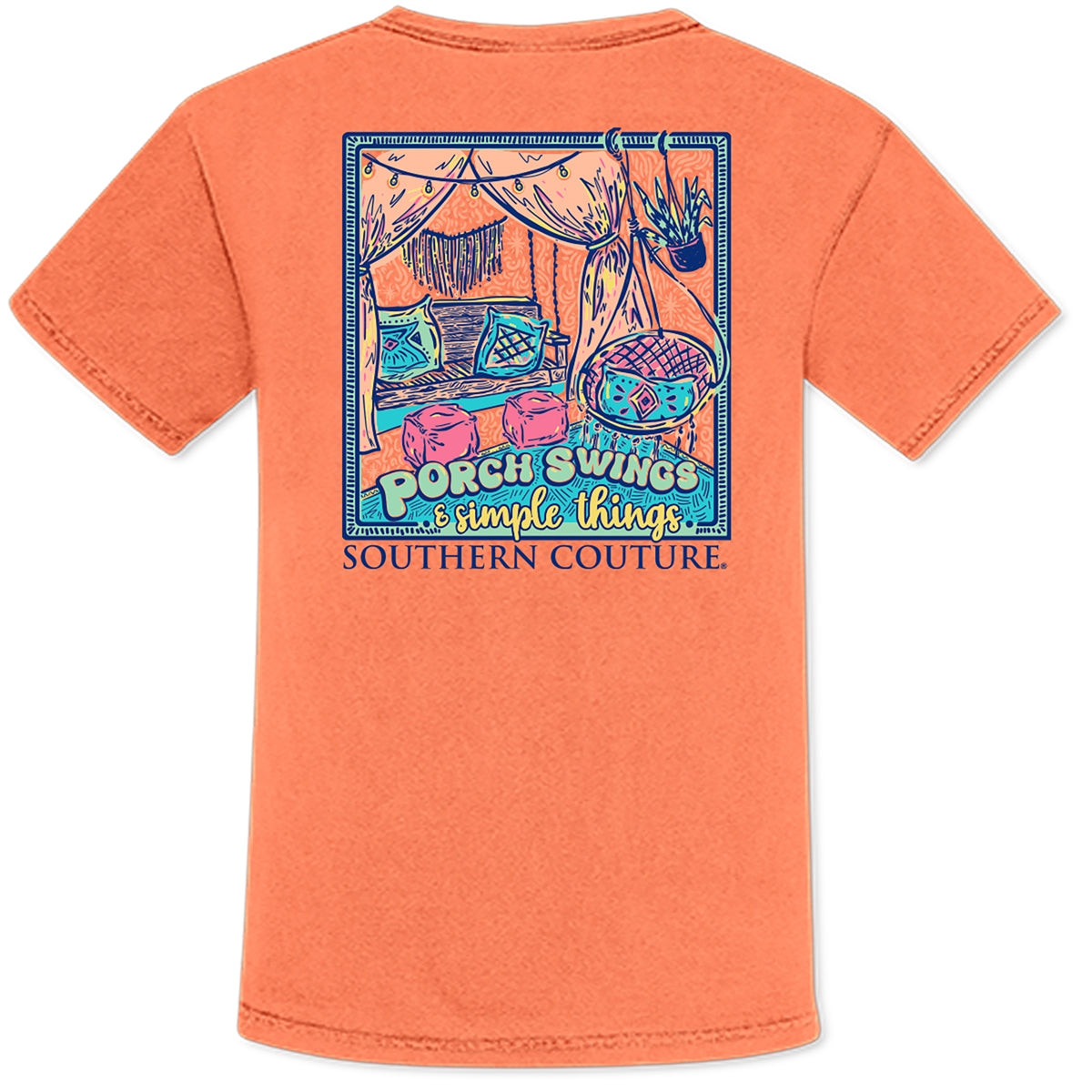 Southern Couture Porch Swings Simple Things Comfort Colors T-Shirt