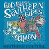 Southern Couture Classic God Bless Southern Girls T-Shirt