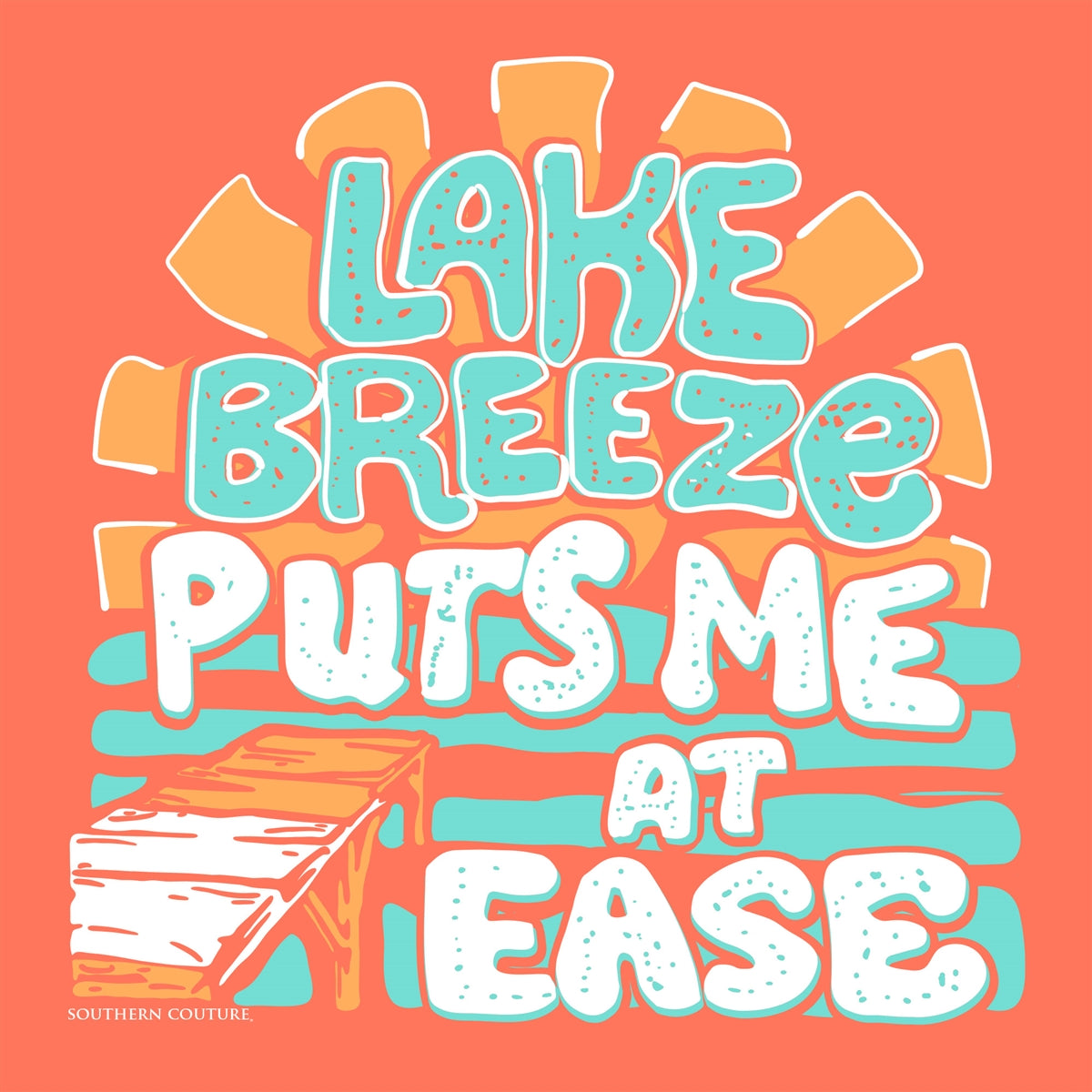 Southern Couture Soft Lake Breeze T-Shirt