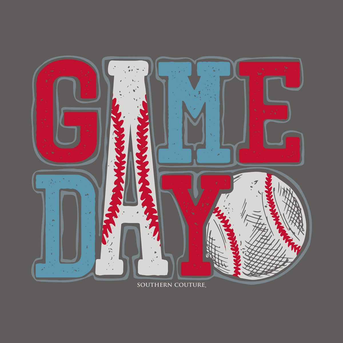 Southern Couture Soft Game Day Baseball T-Shirt
