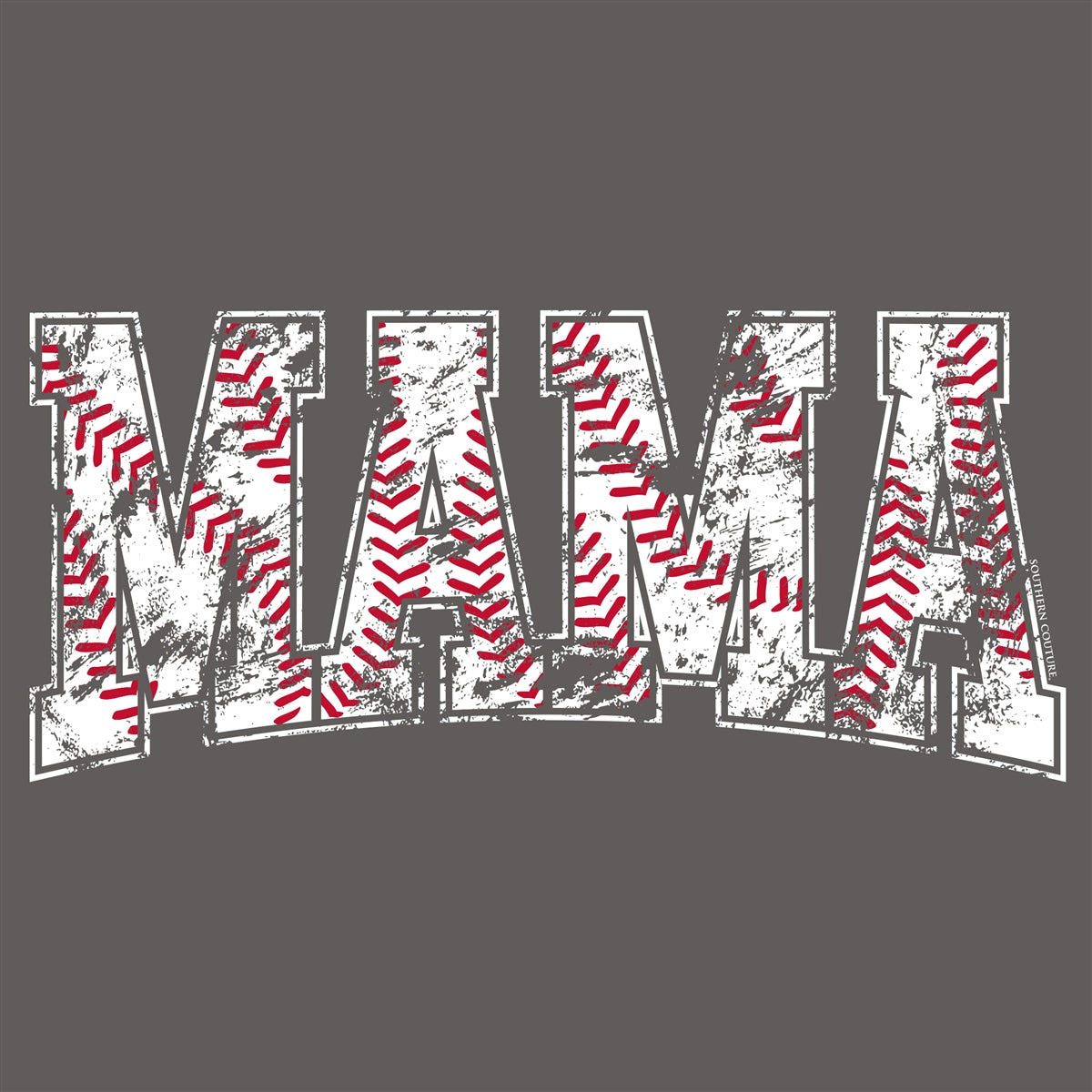 Southern Couture Soft Baseball Mama T-Shirt
