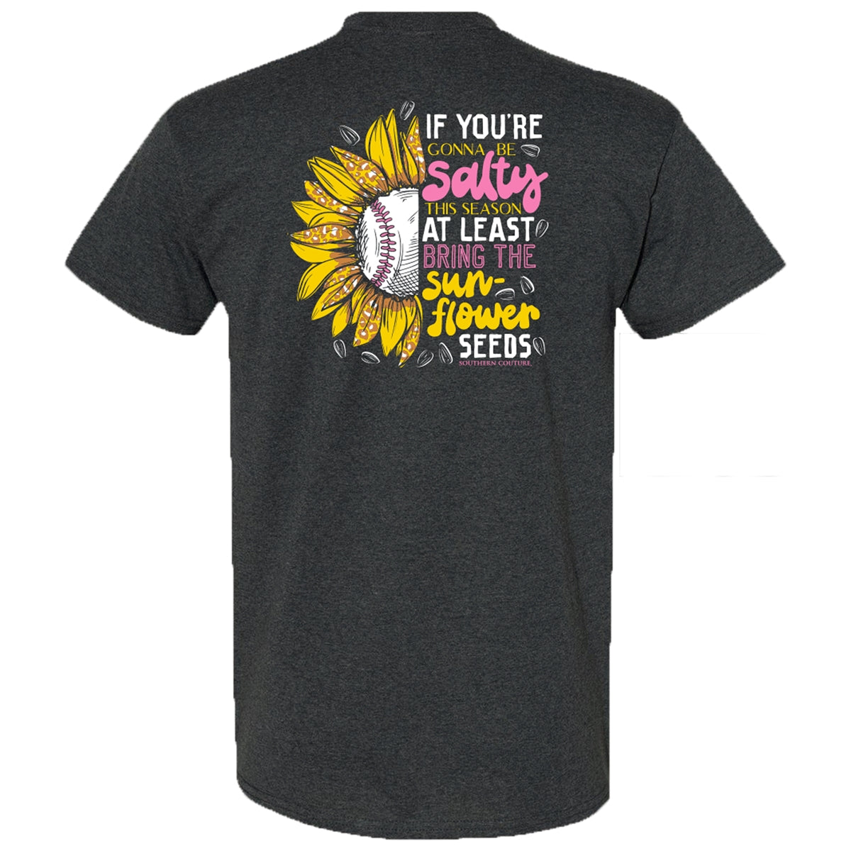 Southern Couture Classic Gonna Be Salty Baseball T-Shirt