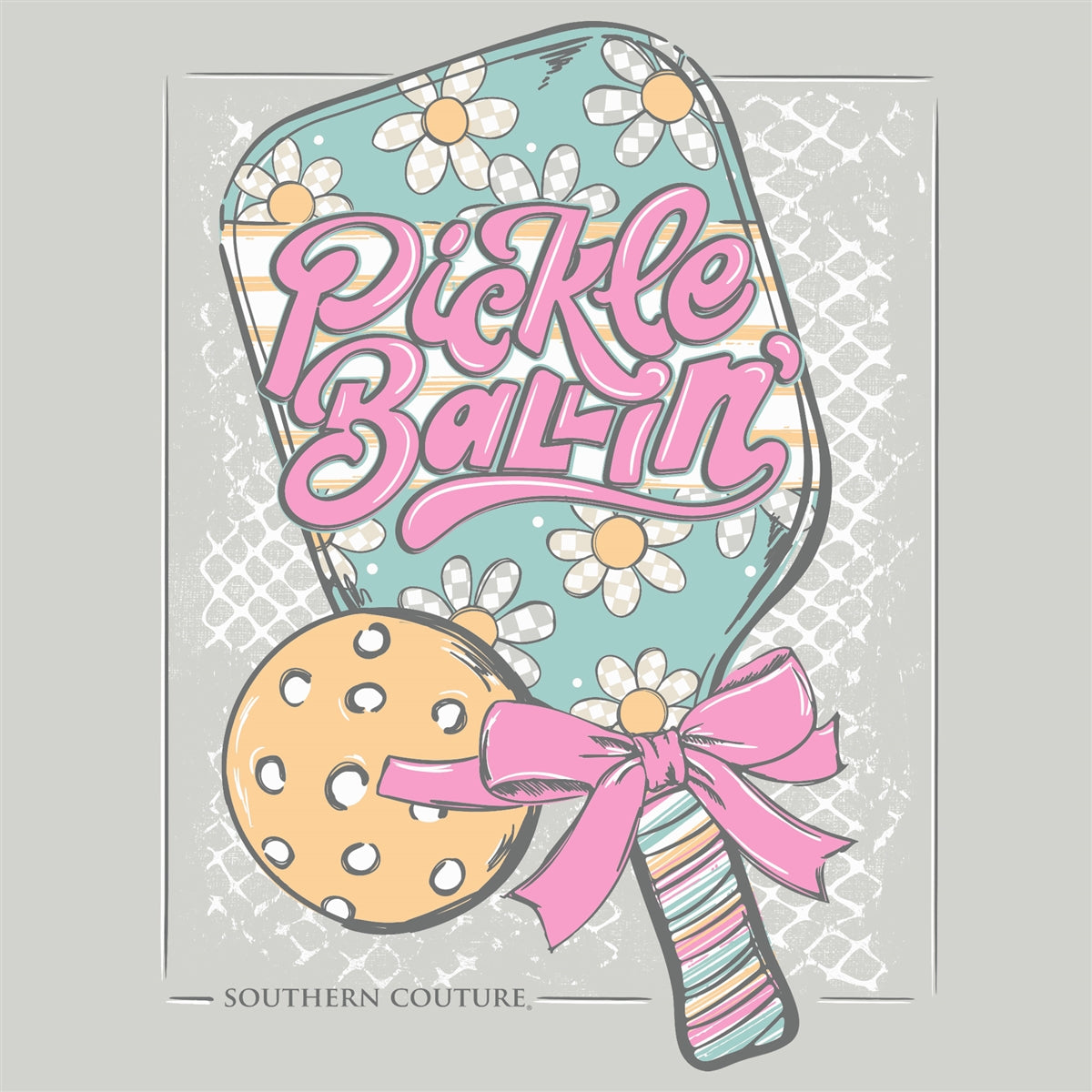 Southern Couture Classic Pickleballin&#39; T-Shirt