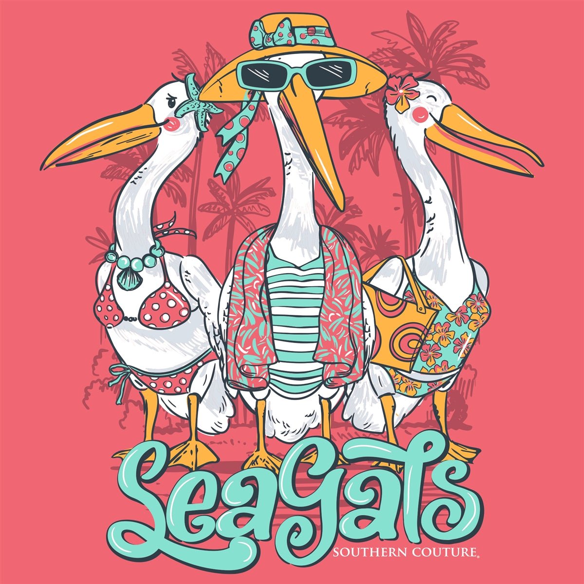 Southern Couture Classic SeaGals  T-Shirt