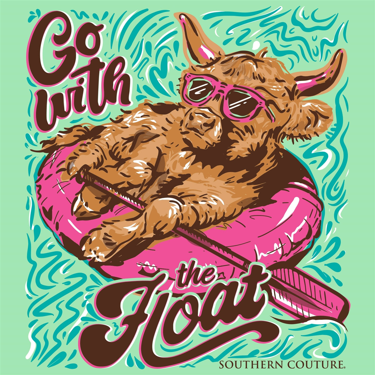 Southern Couture Classic Go With The Float T-Shirt