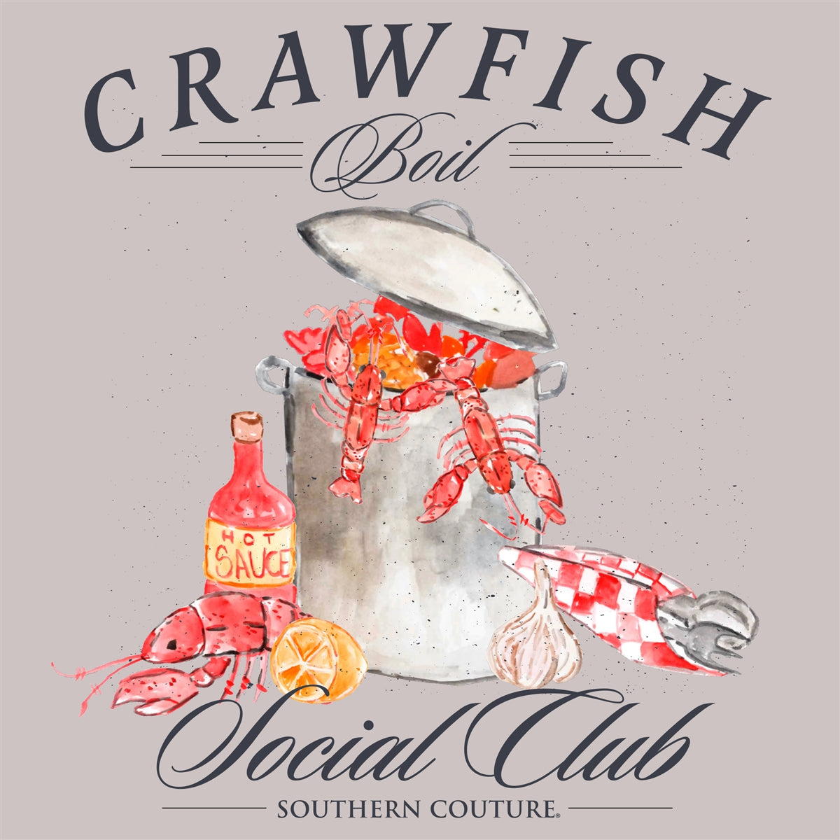 Southern Couture Soft Crawfish Social Club T-Shirt
