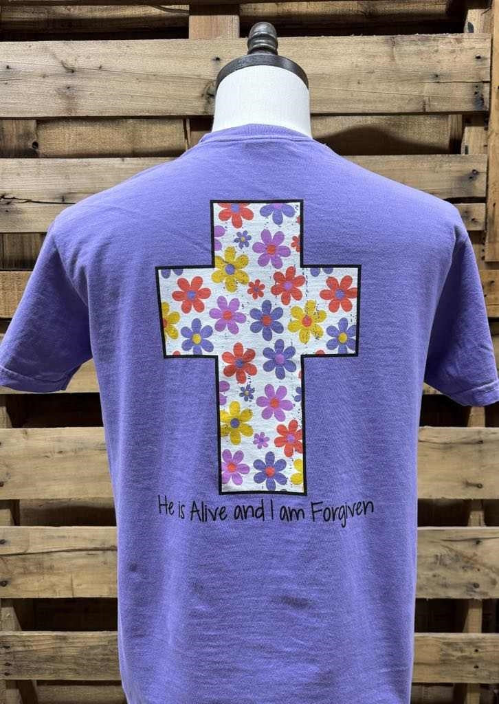 Southern Chics I Am Forgiven Easter T-Shirt