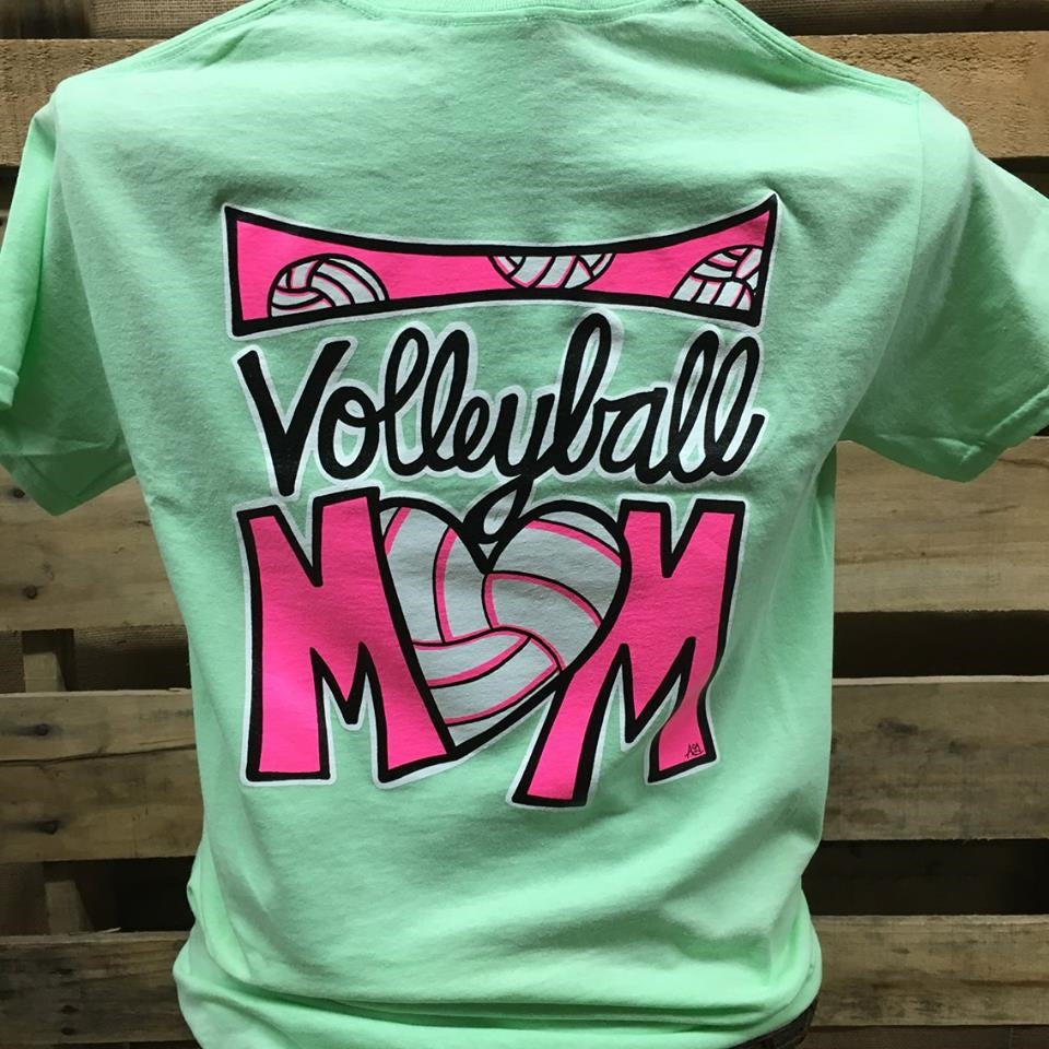 Southern Chics Funny Volleyball Mom Sports Sweet Girlie Bright T Shirt