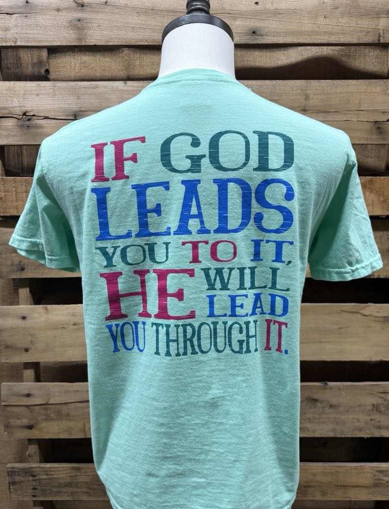 Southern Chics God Leads You Comfort Colors T Shirt