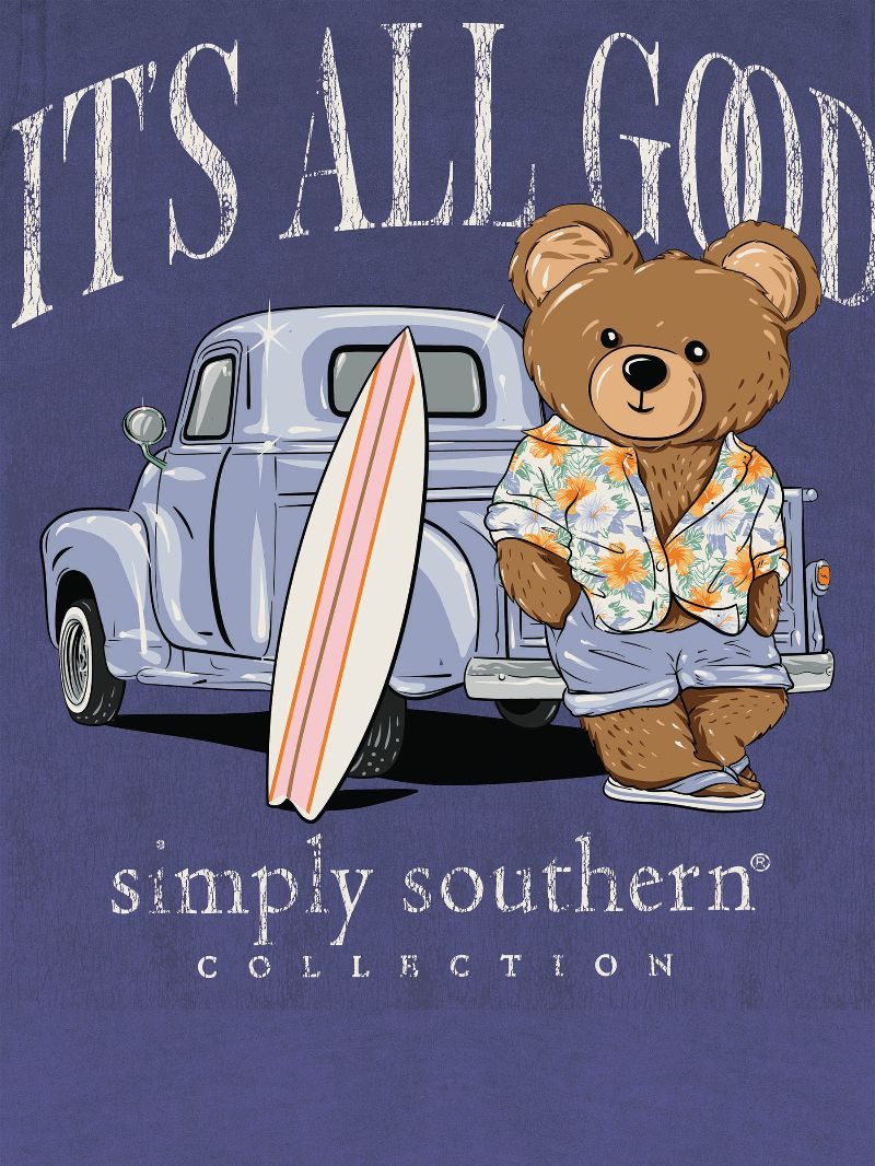 Simply Southern All Good Washed Navy T-Shirt