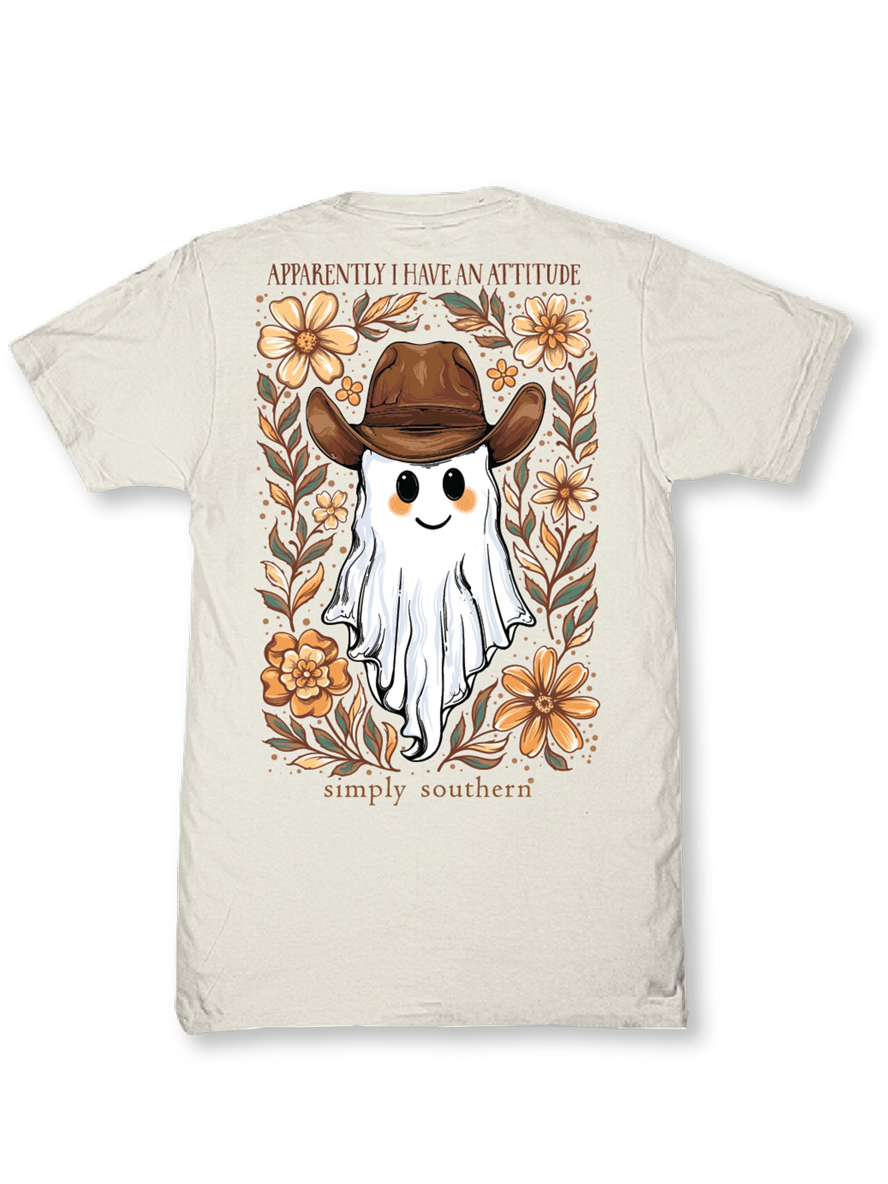 Simply Southern Have An Attitude Ghost Fall T-Shirt