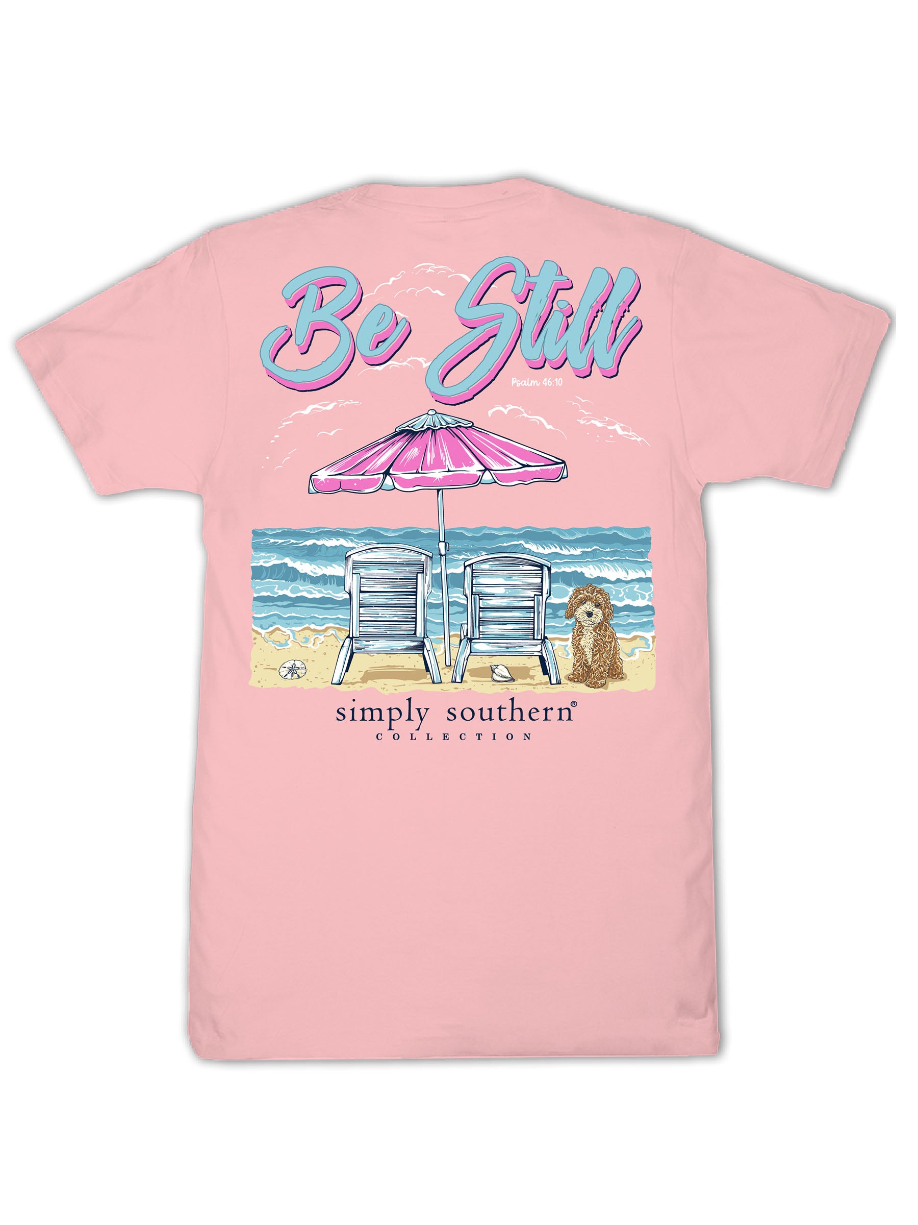 Simply Southern Be Still Beach Tearose T-Shirt
